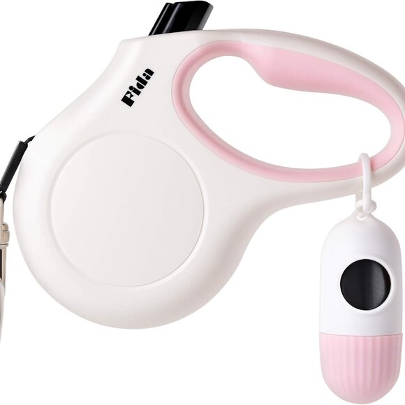 Other - Retractable Dog Leash with Dispenser and Poop Bags, 10 ft Pet Walking Leash for